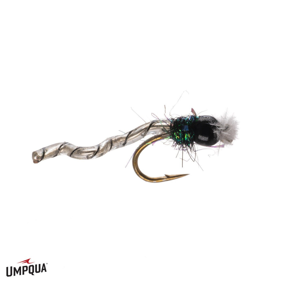 Livewire Chironomid - Silver/Black - Flies - Fly Fish Food
