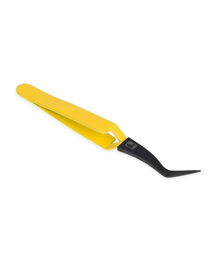 Loon Micro Tip D - Loop Tweezer - Yellow - Tools &amp; Vises - Fly Fish Food