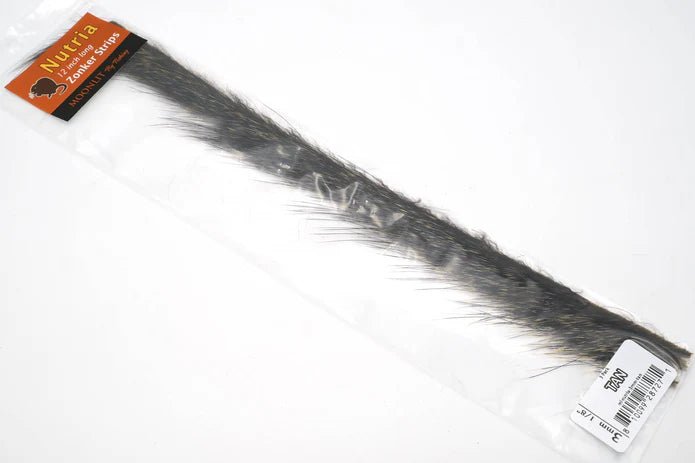 Moonlit Nutria Zonkers 3mm 1/8" - Hair &amp; Fur - Fly Fish Food