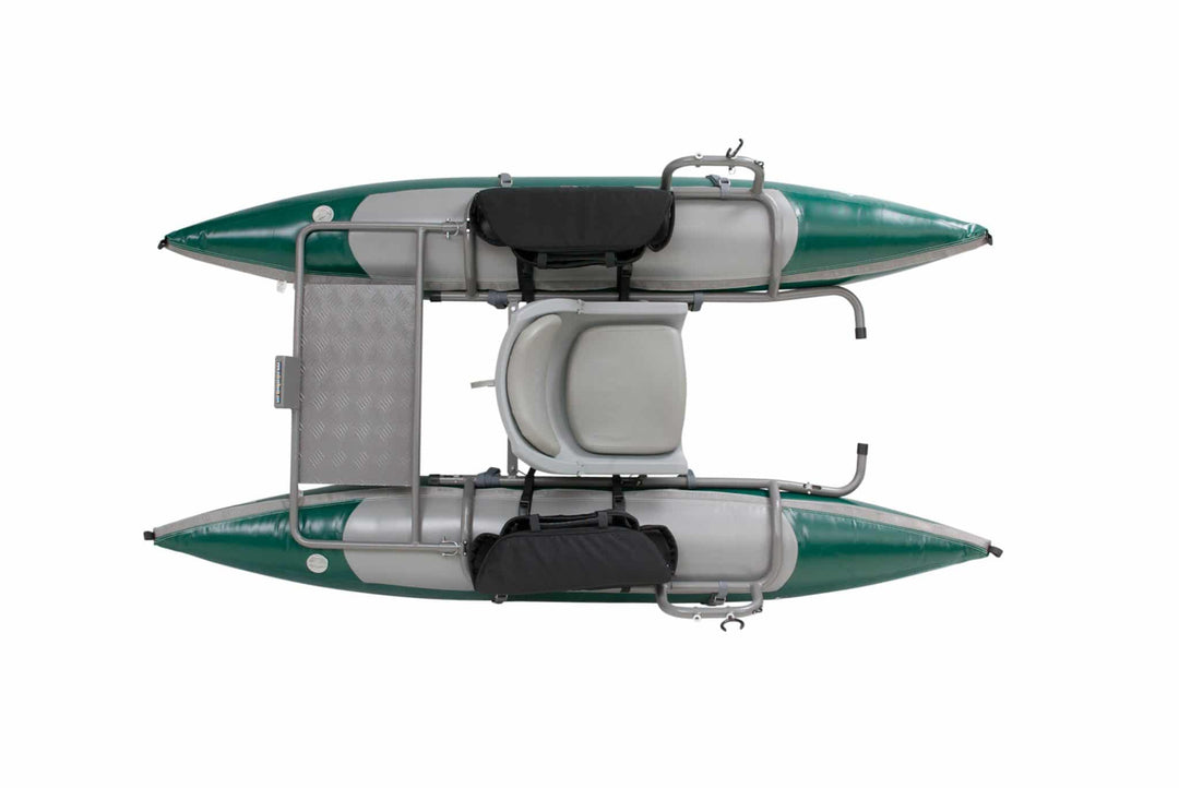 PAC 800 - Pontoon Boat - Green/Gray - Float Tubes &amp; Accessories - Fly Fish Food