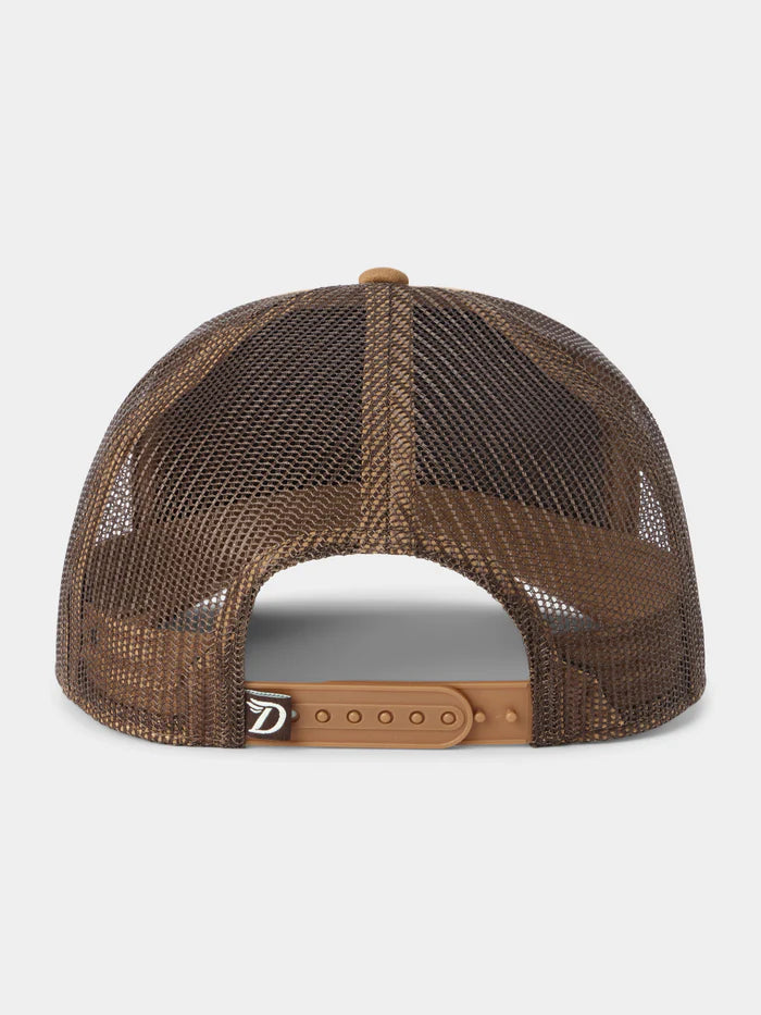 Duck Camp DC Fly Shop Retro Trucker Hat - Pintail Brown