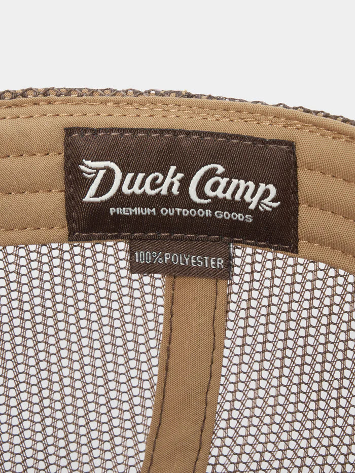 Duck Camp DC Fly Shop Retro Trucker Hat - Pintail Brown