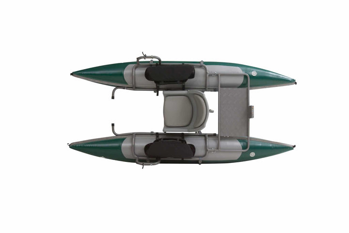 PAC 900 - Pontoon Boat - Green/Gray - Float Tubes &amp; Accessories - Fly Fish Food