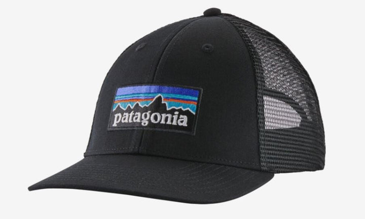 Patagonia P - 6 LoPro Trucker Hat - Black - Hats - Fly Fish Food