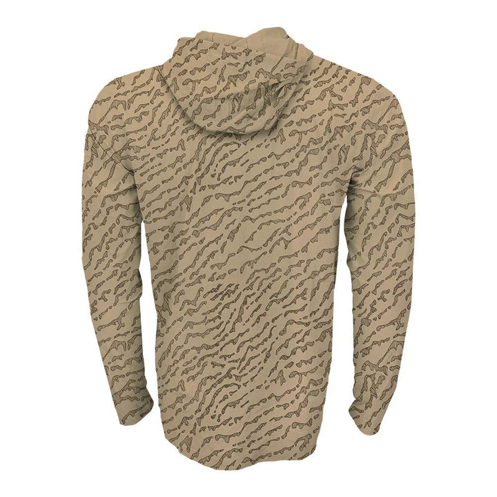 FFF Logo - RepYourWater Sandbar Flolite Performance Hoody - Apparel - Fly Fish Food