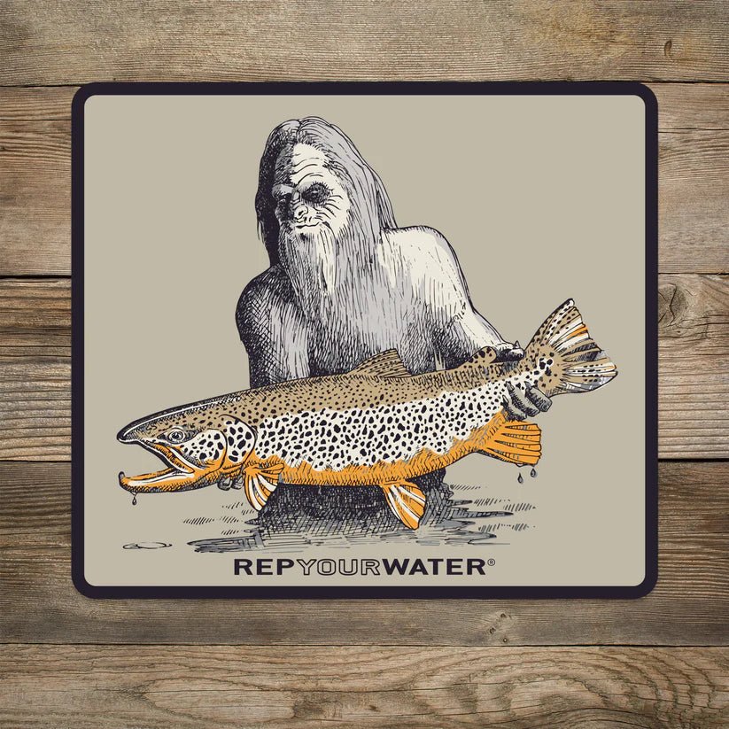 Rep Your Water - Hero Squatch Sticker - Stickers - Fly Fish Food