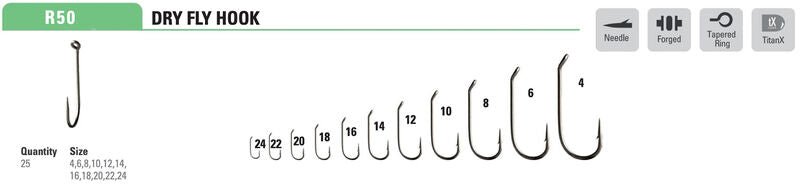 Mustad - Classic Dry Hook R50AP - Hooks & Shanks - Fly Fish Food