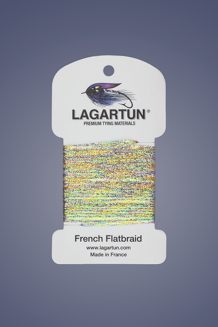 Lagartun Flatbraid - Wire , Tinsel &amp; Lead - Fly Fish Food
