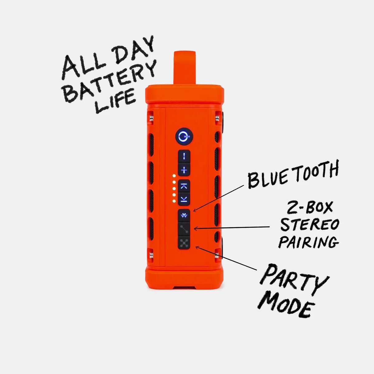 Turtlebox Audio Ranger Speaker - Orange - On Water Accessories - Fly Fish Food