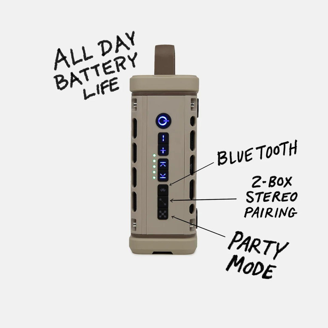 Turtlebox Audio Ranger Speaker - Tan - On Water Accessories - Fly Fish Food