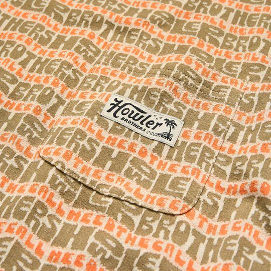 Howler Bros - Jacquard T - HB Flow: Sand - Apparel - Fly Fish Food
