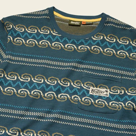 Howler Bros - Jacquard T - Zicatela: Petrol - Apparel - Fly Fish Food