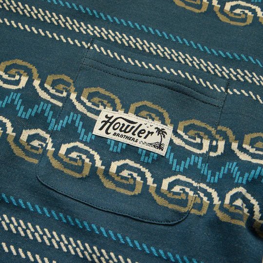 Howler Bros - Jacquard T - Zicatela: Petrol - Apparel - Fly Fish Food