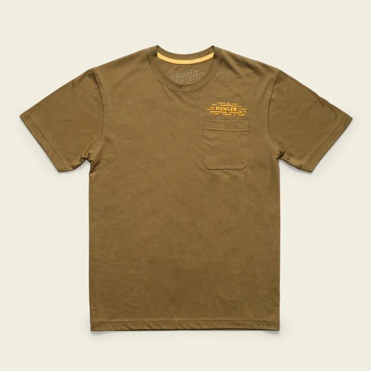 Howler Bros - Squatch Rider Pocket T-Shirt: Ivy Green - Apparel - Fly Fish Food