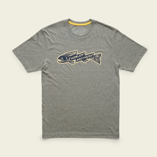 Howler Bros - Trout Bolt T-Shirt: Athletic Grey Heather - Apparel - Fly Fish Food