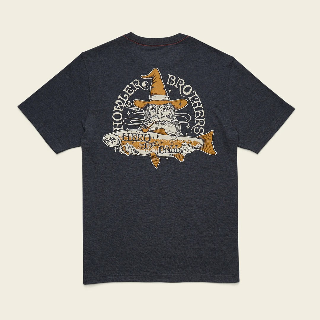 Howler Bros - River Wizard T-Shirt - Navy Heather - Apparel - Fly Fish Food