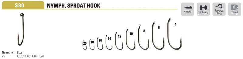 Mustad - Heavy Wet S80AP - Hooks &amp; Shanks - Fly Fish Food