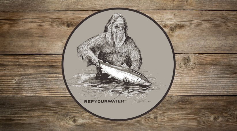 Rep Your Water - Squatch and Release Sticker - Stickers - Fly Fish Food
