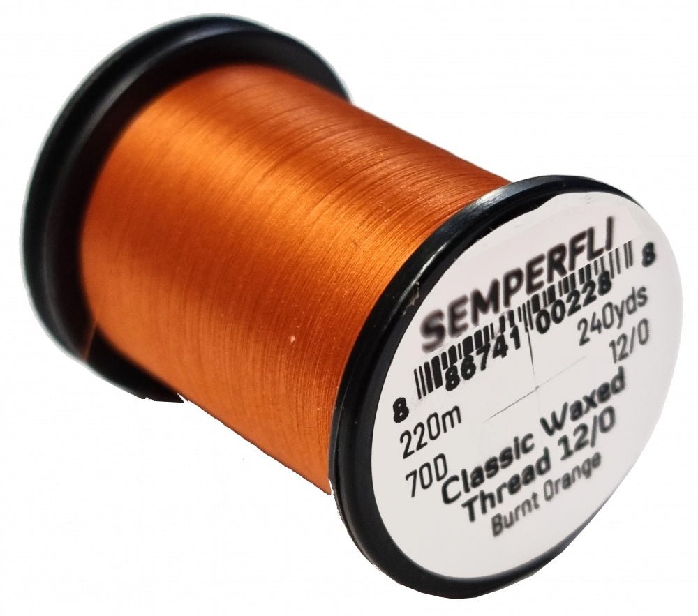 Semperfli Classic Waxed Thread - 12/0 Bulk Spool - Thread - Fly Fish Food