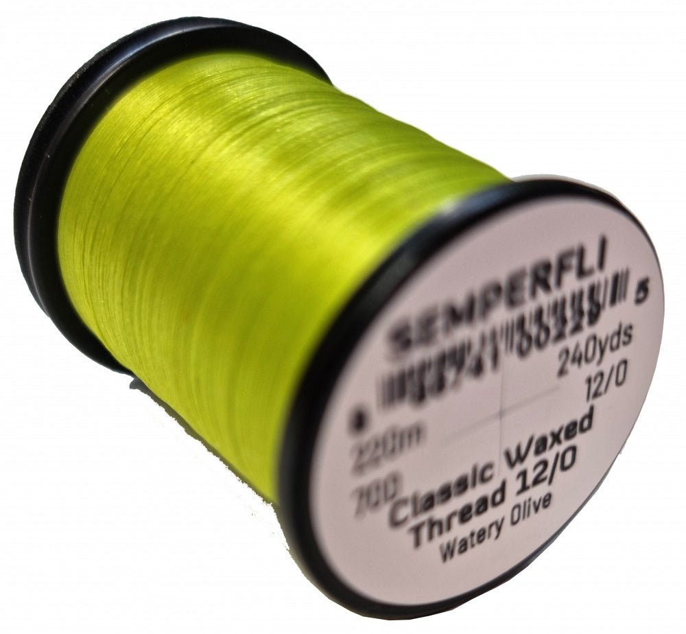 Semperfli Classic Waxed Thread - 12/0 Bulk Spool - Thread - Fly Fish Food