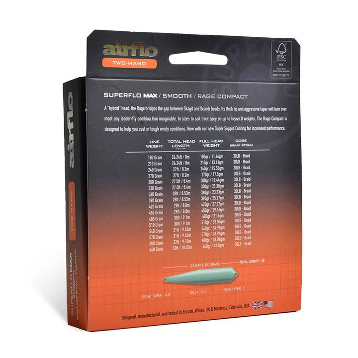 Airflo Superflo Max - Rage Compact - Float - Fly Lines - Fly Fish Food
