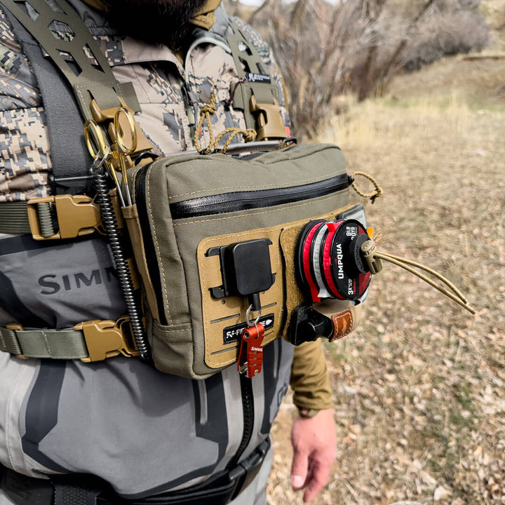 Scout Chest Rig Angler Essentials System - Ranger Green - Packs &amp; Bags - Fly Fish Food