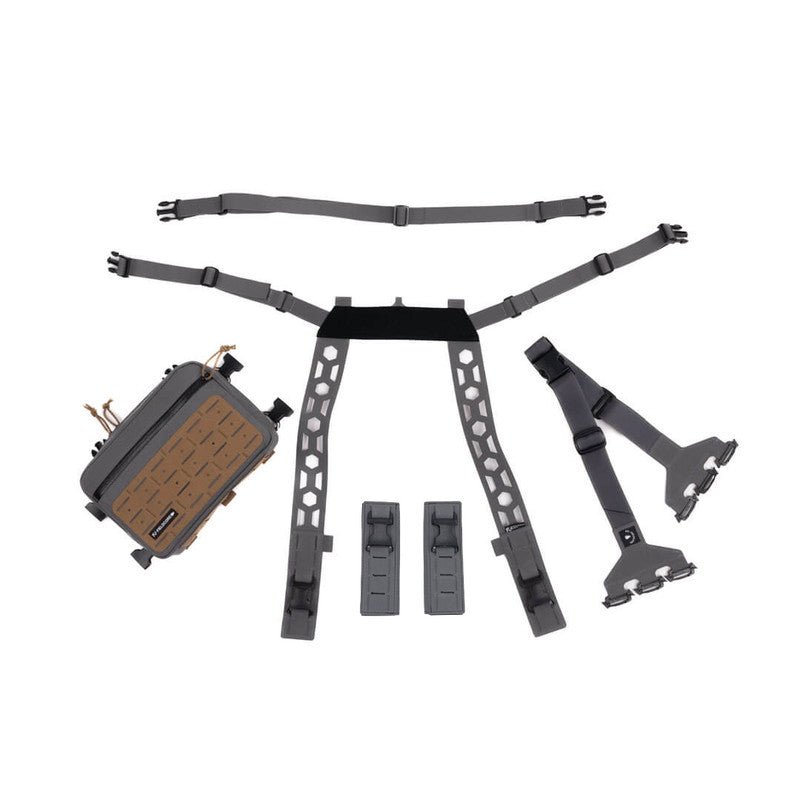 Scout Chest Rig Angler System - Wolf Grey - Packs &amp; Bags - Fly Fish Food