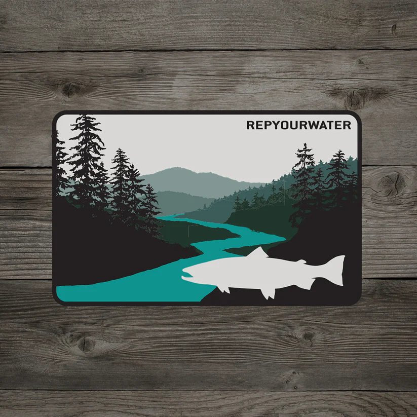 Rep Your Water - Steelhead Country Sticker - Stickers - Fly Fish Food