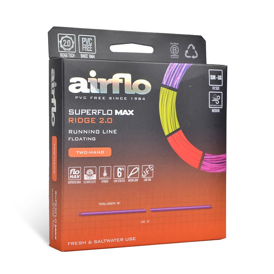 Airflo Superflo Max Ridge 2.0 - Floating Running Line - Fly Lines - Fly Fish Food