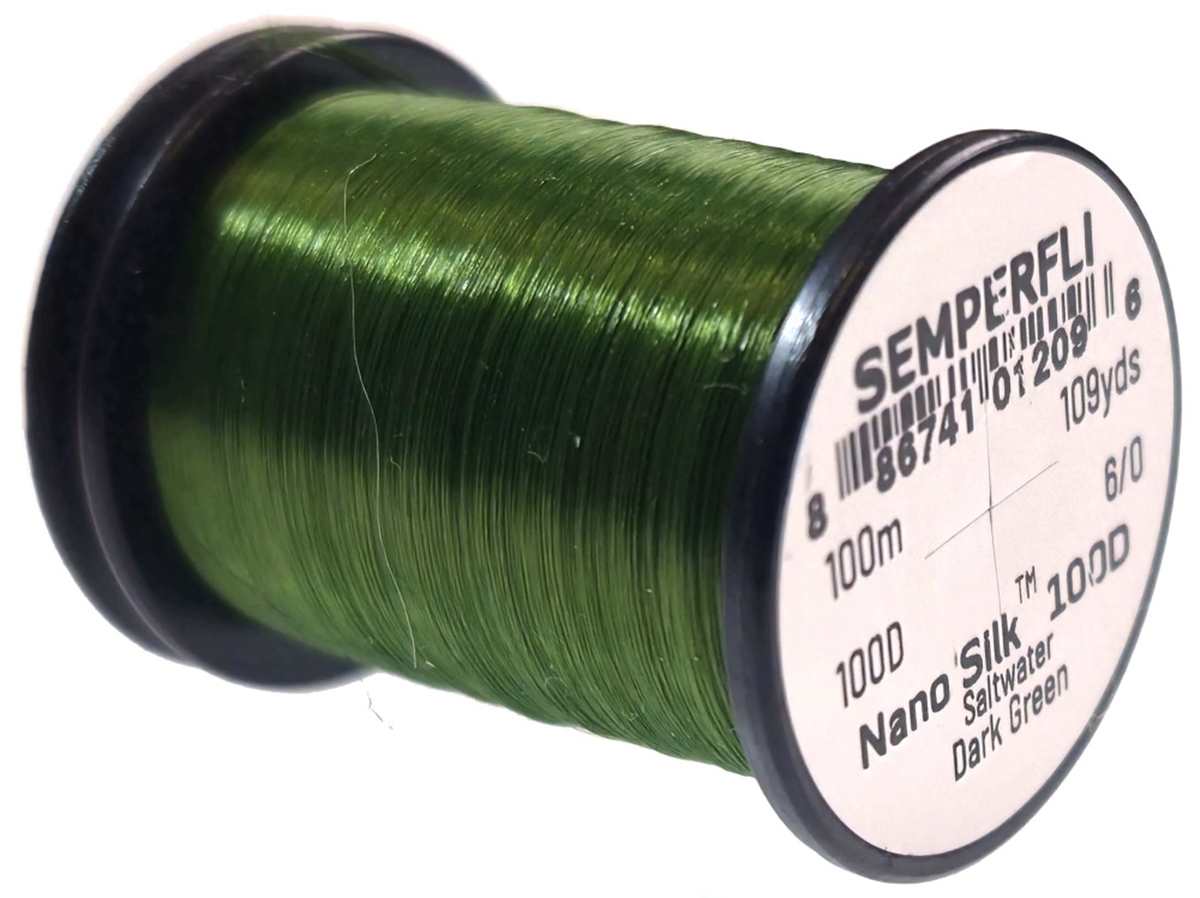 Semperfli Nano Silk Saltwater 100D - Thread - Fly Fish Food