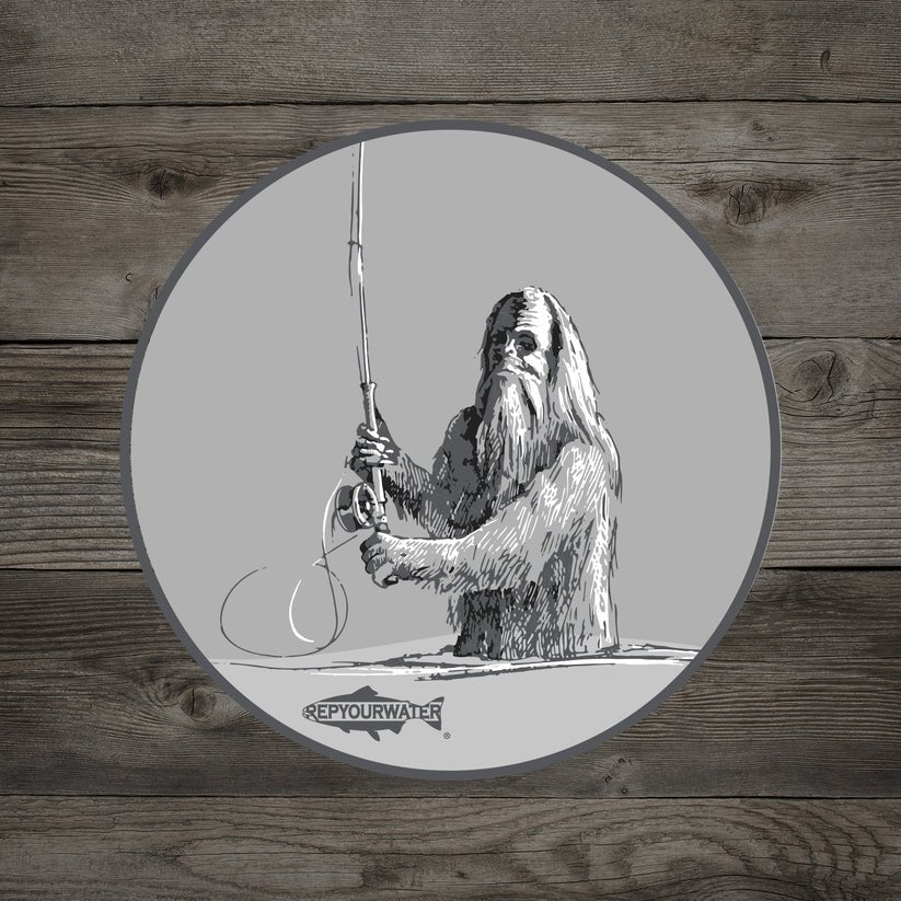 Rep Your Water - Swing. Squatch. Repeat. Sticker - Stickers - Fly Fish Food