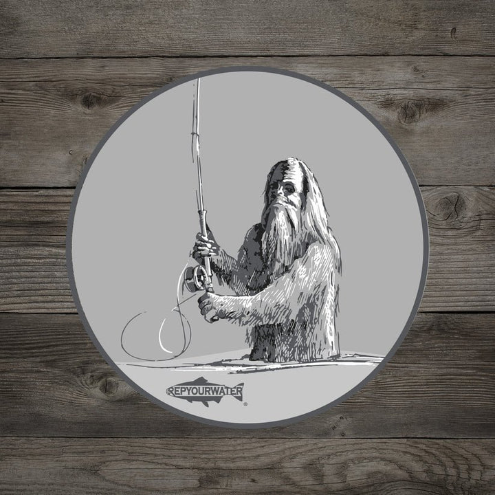 Rep Your Water - Swing. Squatch. Repeat. Sticker - Stickers - Fly Fish Food