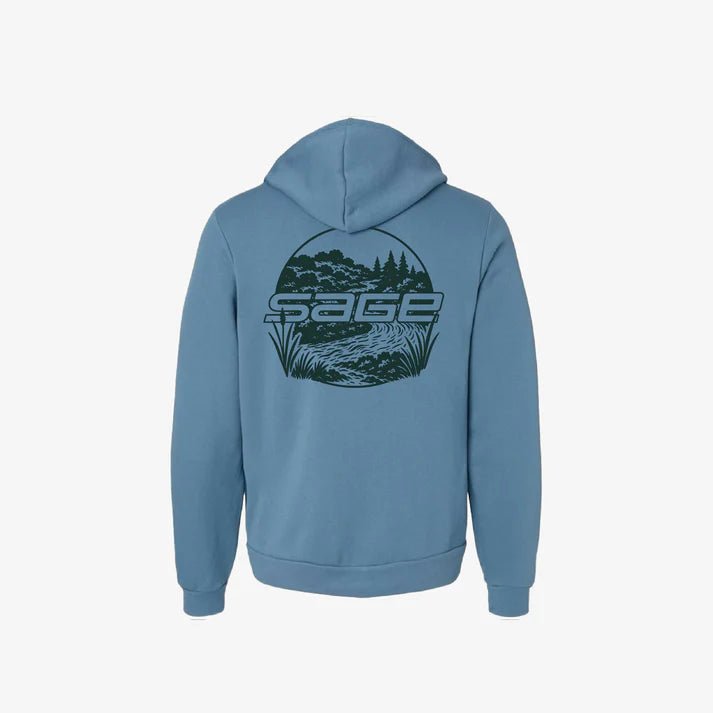 Sage Creekside Zip Hoodie - Steel Blue - Apparel - Fly Fish Food