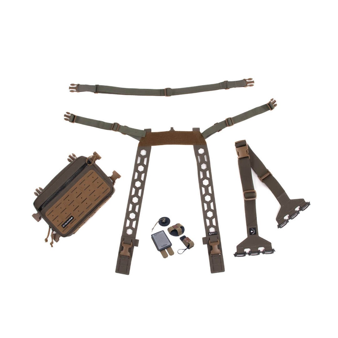 Scout Chest Rig Angler Essentials System - Ranger Green - Packs &amp; Bags - Fly Fish Food