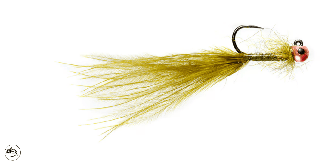 Micro Balanced Bung Damsel - Olive - Flies - Fly Fish Food