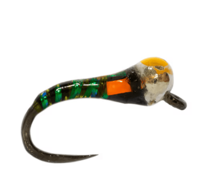 Crostons Bung Buzzer - Olive - (Yellow) Barbless - Flies - Fly Fish Food