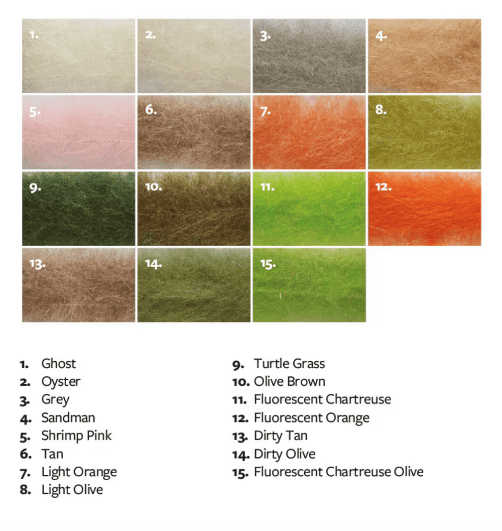 Salty Shrimp Brush Large - Synthetic Fibers & Flash - Fly Fish Food