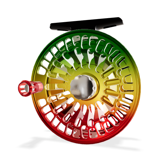 Abel TR Fly Reel - Rasta Fade 5/6 - Reels - Fly Fish Food
