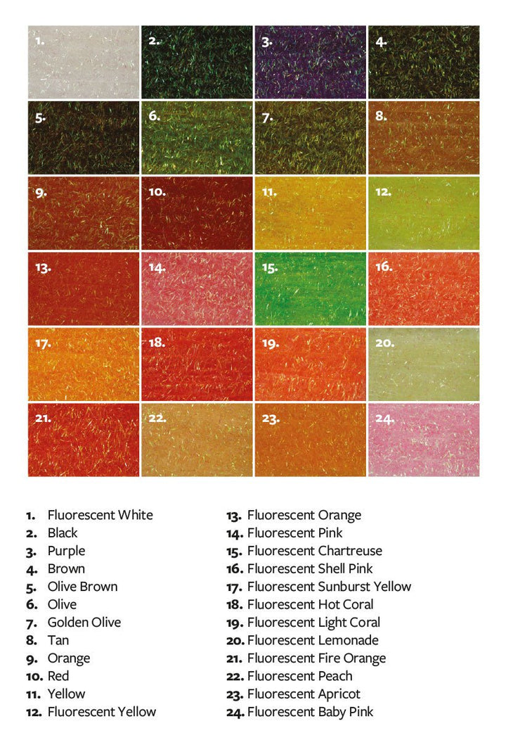 Fulling Mill Shimmer Chenille - Medium - Chenille - Fly Fish Food