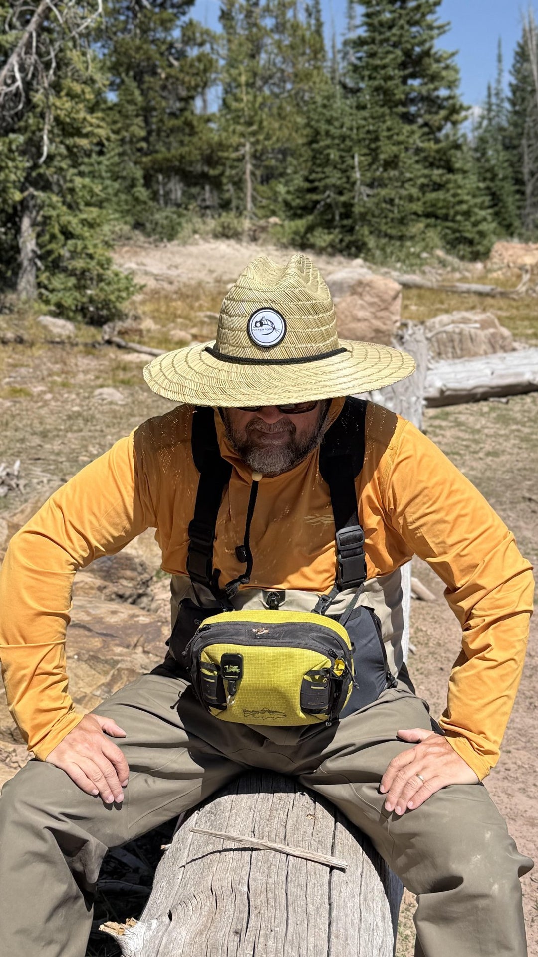 Fly Fish Food Logo Straw Hat - Hats - Fly Fish Food