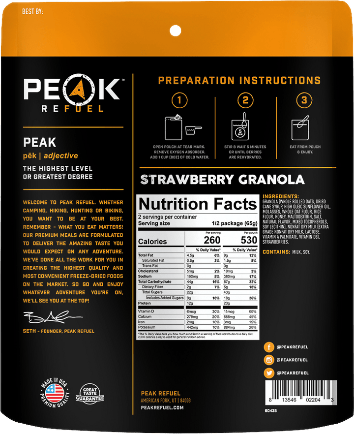 Strawberry Granola - Food &amp; Beverage - Fly Fish Food