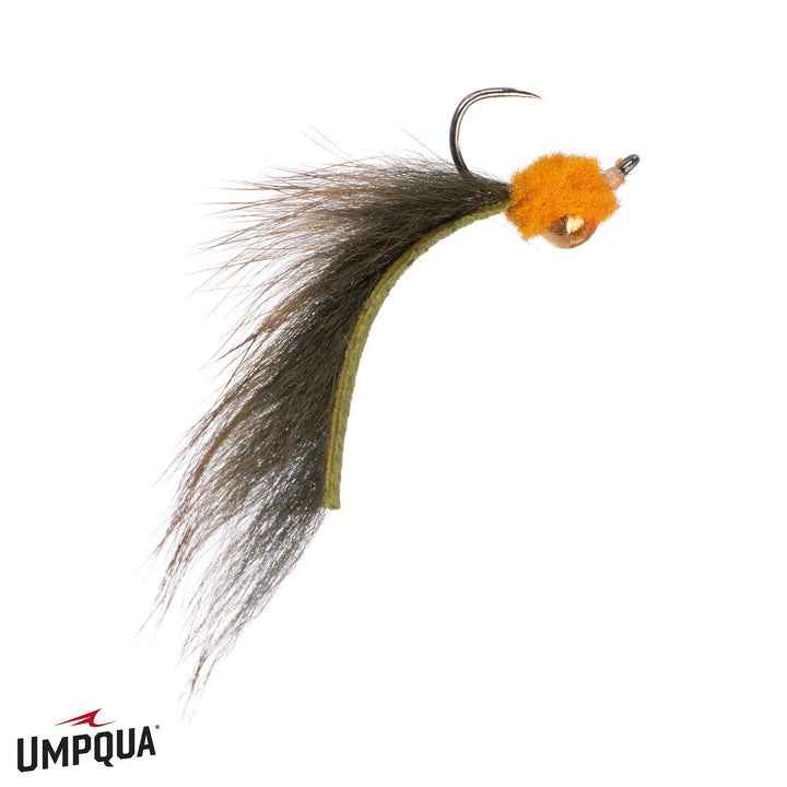 Sunny Side Leech - Olive/Root Beer - Flies - Fly Fish Food