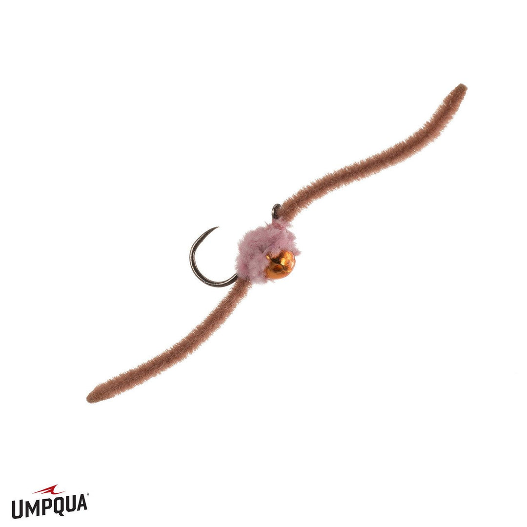Sunny Side Wriggler - Worm Brown - Flies - Fly Fish Food