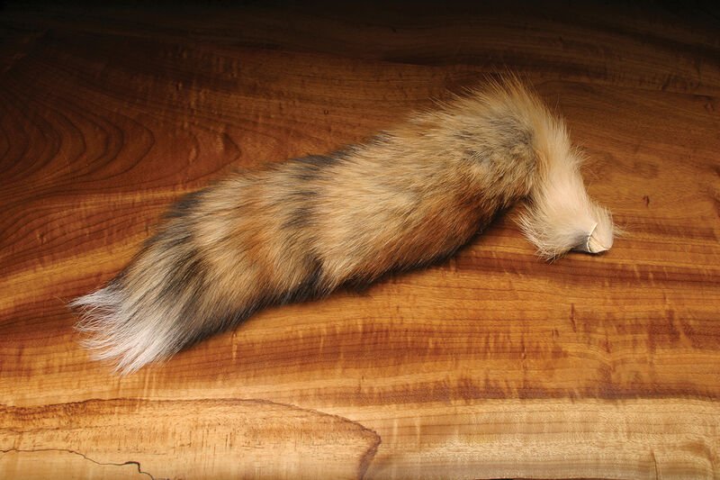 Complete Red Fox Tail - Hair &amp; Fur - Fly Fish Food