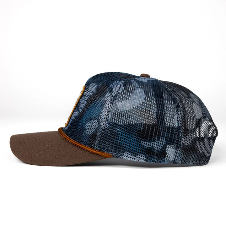 Wild Fly - Trout Badge All Mesh Hat - Camo - Hats - Fly Fish Food
