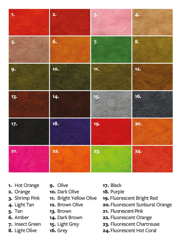 Fulling Mill Tactical SF Dub - Dubbing - Fly Fish Food