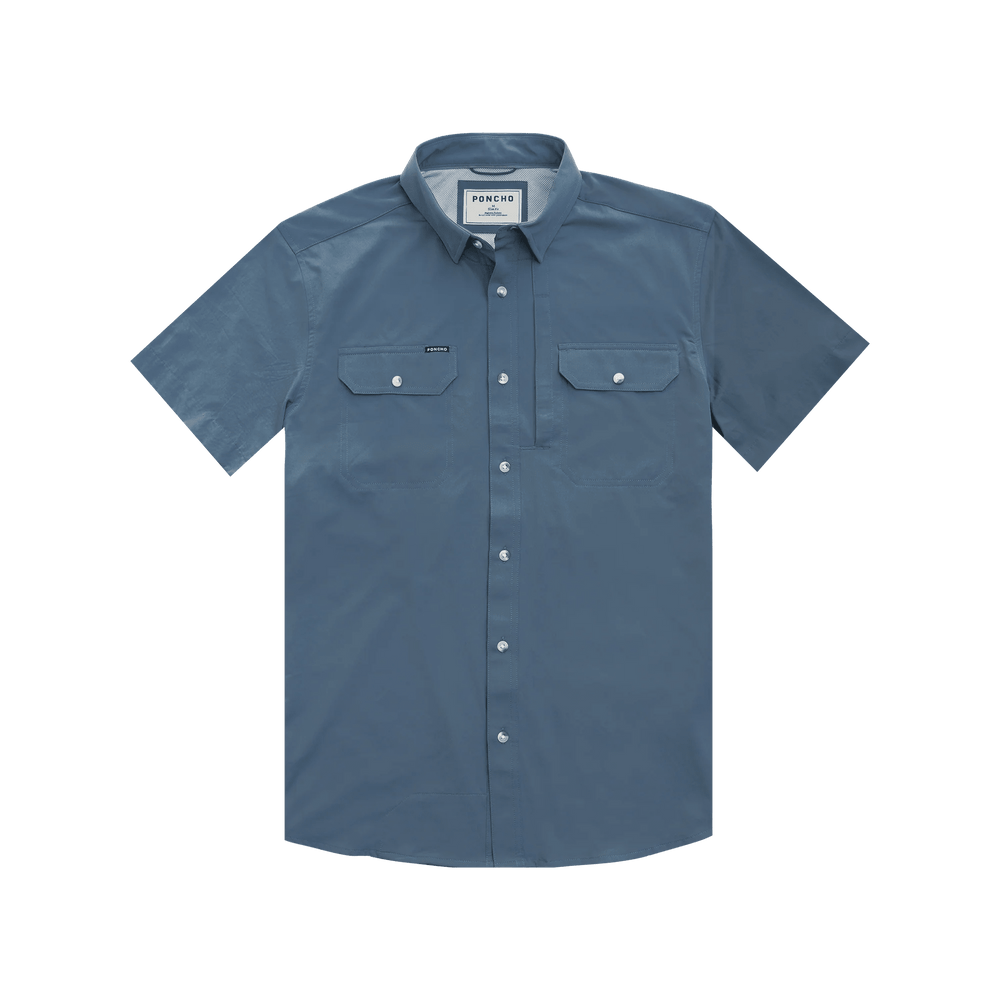 Poncho - The Ahi - Slate Blue - Apparel - Fly Fish Food