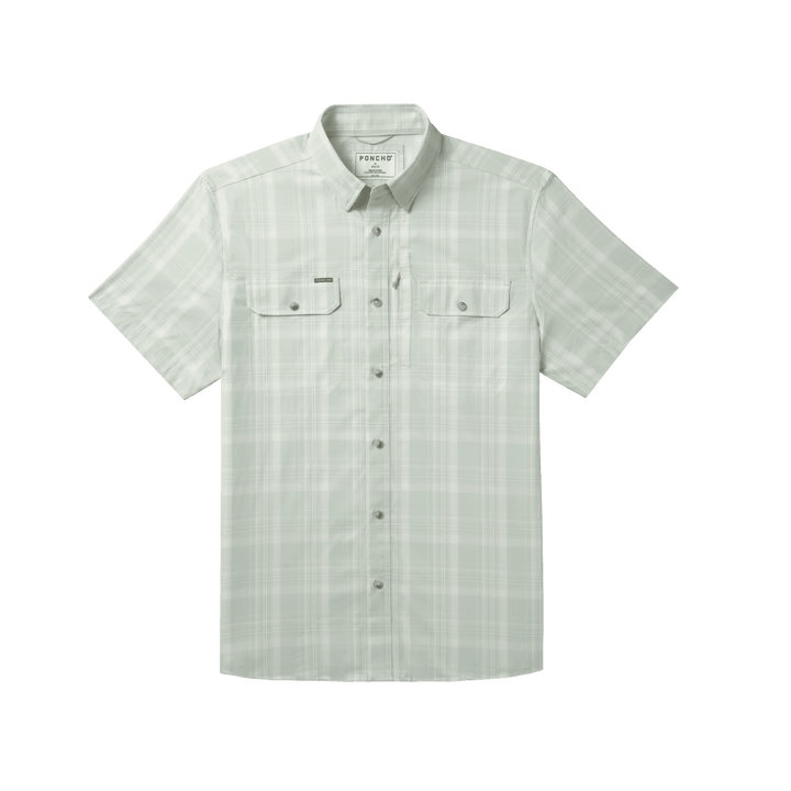 Poncho - The Cypress - Moss Green Plaid - Apparel - Fly Fish Food