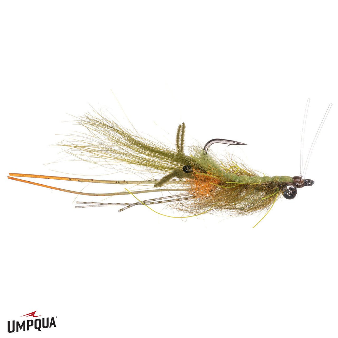 Truffle Pig Mantis Shrimp Lead Eye - Olive - Flies - Fly Fish Food
