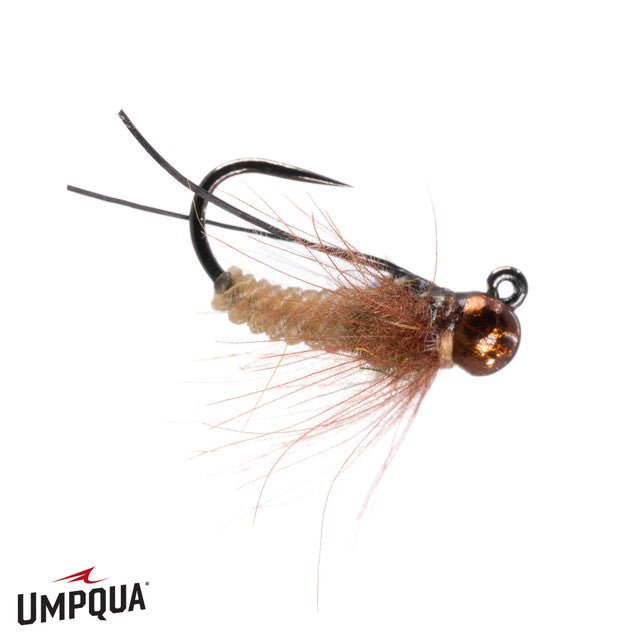Twisted Caddis Tungsten Jigged - Tan - Flies - Fly Fish Food